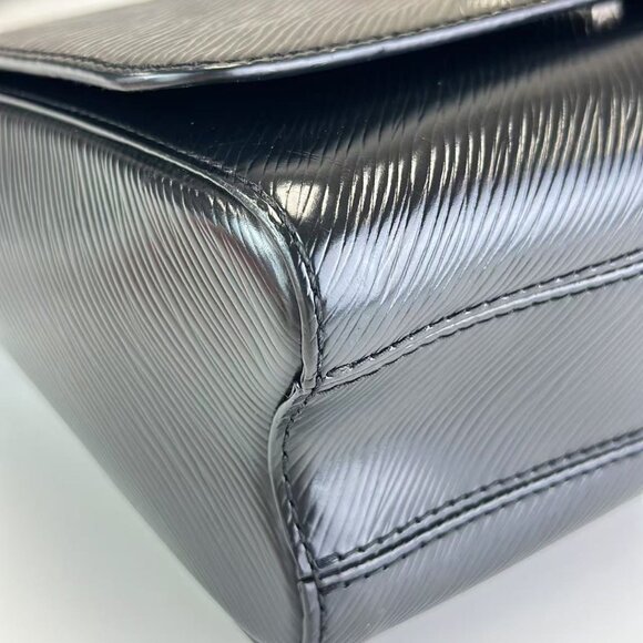 Louis Vuitton Black Epi Leather Twist MM Shoulder Bag - Picture 6 of 9